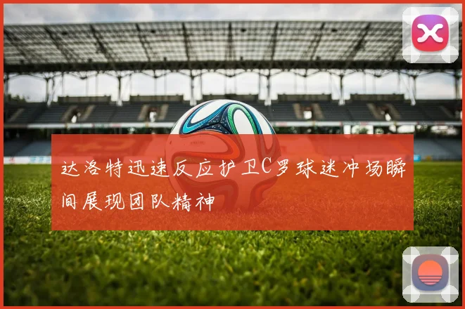 达洛特迅速反应护卫C罗球迷冲场瞬间展现团队精神